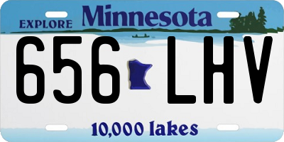 MN license plate 656LHV