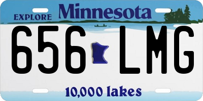 MN license plate 656LMG