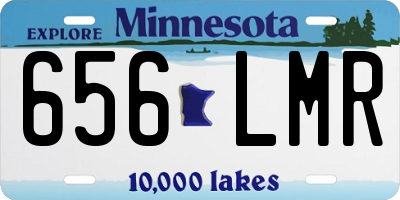 MN license plate 656LMR
