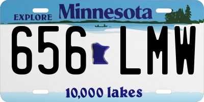MN license plate 656LMW