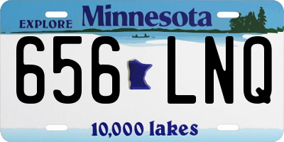 MN license plate 656LNQ