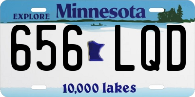 MN license plate 656LQD