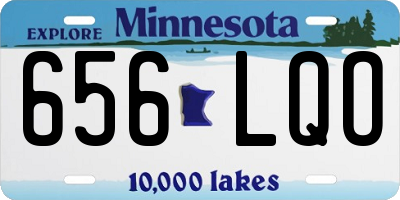 MN license plate 656LQO