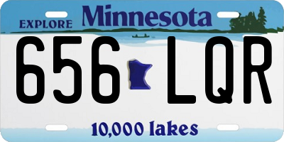 MN license plate 656LQR