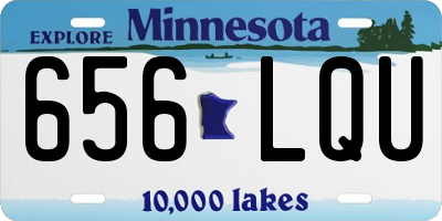 MN license plate 656LQU