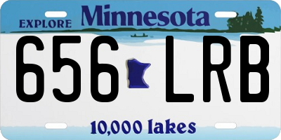 MN license plate 656LRB
