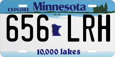 MN license plate 656LRH