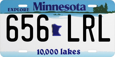 MN license plate 656LRL