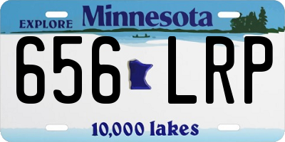 MN license plate 656LRP