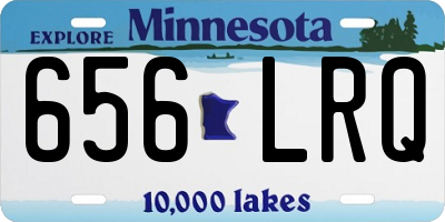 MN license plate 656LRQ