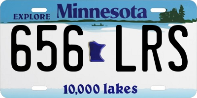 MN license plate 656LRS