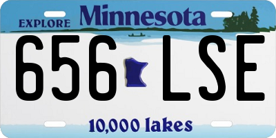 MN license plate 656LSE