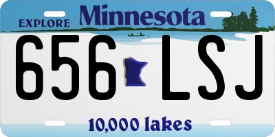 MN license plate 656LSJ
