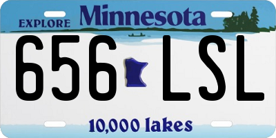 MN license plate 656LSL