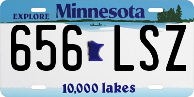 MN license plate 656LSZ