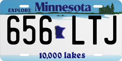 MN license plate 656LTJ