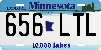 MN license plate 656LTL