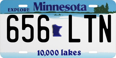 MN license plate 656LTN