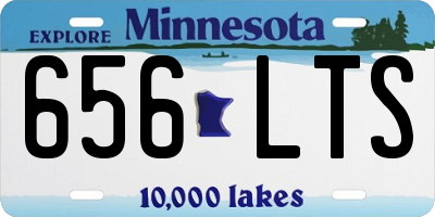 MN license plate 656LTS