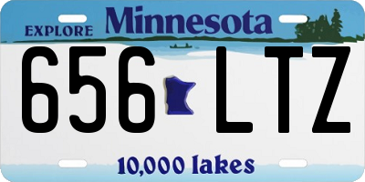 MN license plate 656LTZ