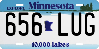 MN license plate 656LUG