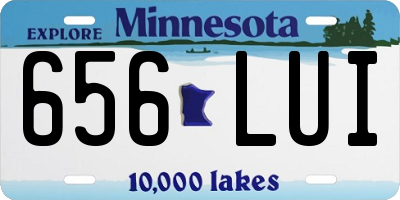 MN license plate 656LUI