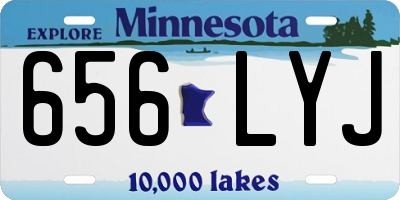 MN license plate 656LYJ