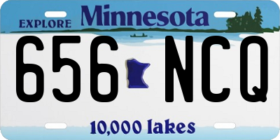 MN license plate 656NCQ
