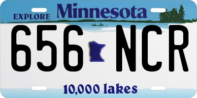 MN license plate 656NCR