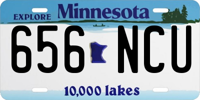 MN license plate 656NCU
