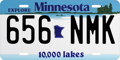 MN license plate 656NMK