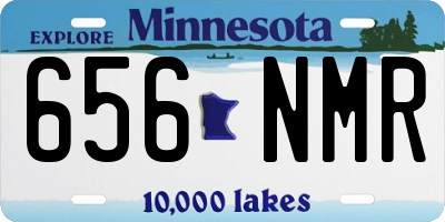MN license plate 656NMR