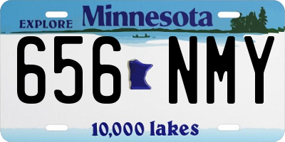 MN license plate 656NMY