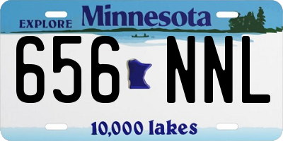 MN license plate 656NNL