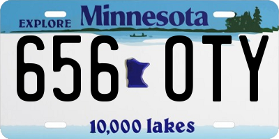 MN license plate 656OTY