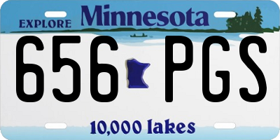MN license plate 656PGS