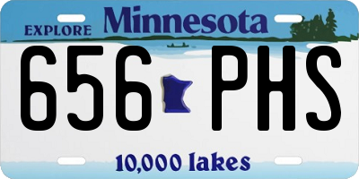 MN license plate 656PHS