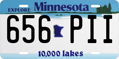 MN license plate 656PII
