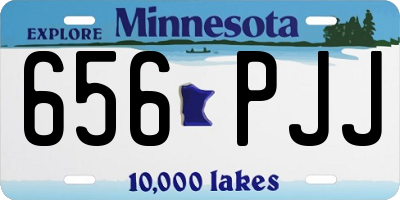 MN license plate 656PJJ