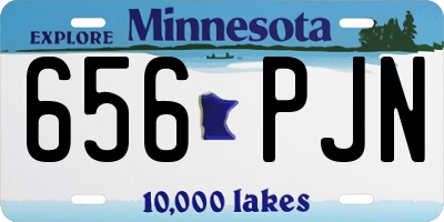 MN license plate 656PJN