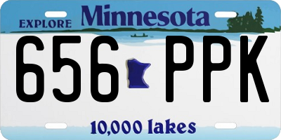 MN license plate 656PPK