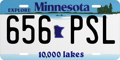 MN license plate 656PSL