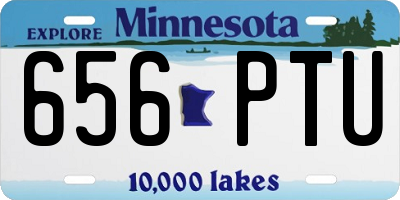 MN license plate 656PTU