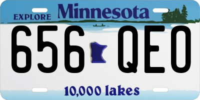 MN license plate 656QEO