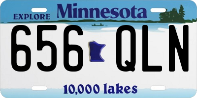 MN license plate 656QLN