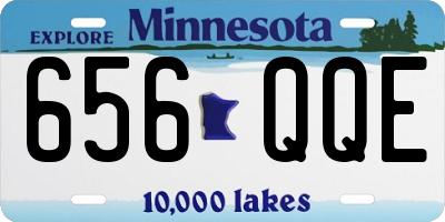 MN license plate 656QQE