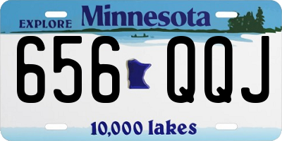 MN license plate 656QQJ