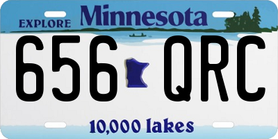 MN license plate 656QRC