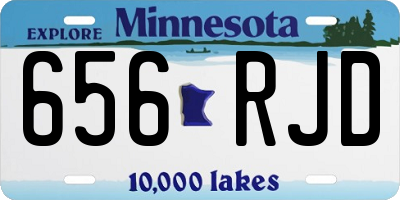 MN license plate 656RJD