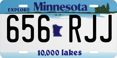 MN license plate 656RJJ